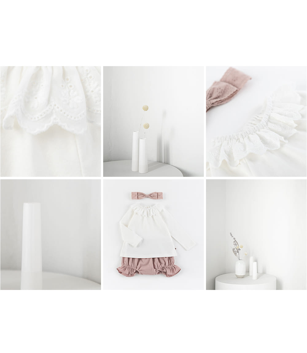 HAPPY PRINCE - Korean Children Fashion - #Kfashion4kids - Alicia Lace Baby Tee - 5