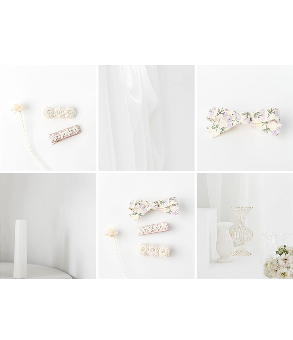 HAPPY PRINCE - Korean Children Fashion - #Kfashion4kids - Lerida Hairpin 3in1 [set of 5] - 5