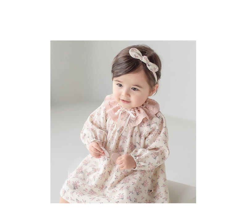HAPPY PRINCE - Korean Children Fashion - #Kfashion4kids - Neige One-piece Hairband Set - 3