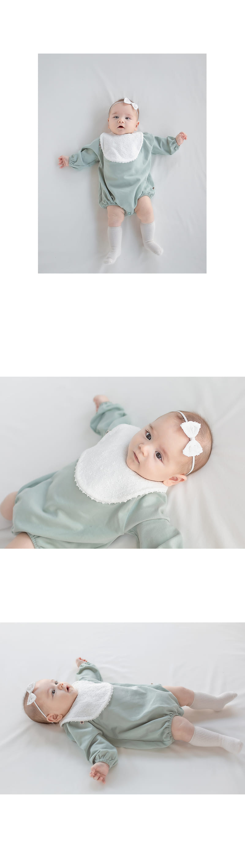 HAPPY PRINCE - Korean Children Fashion - #Kfashion4kids - Loshua Bib Hairband Set - 6