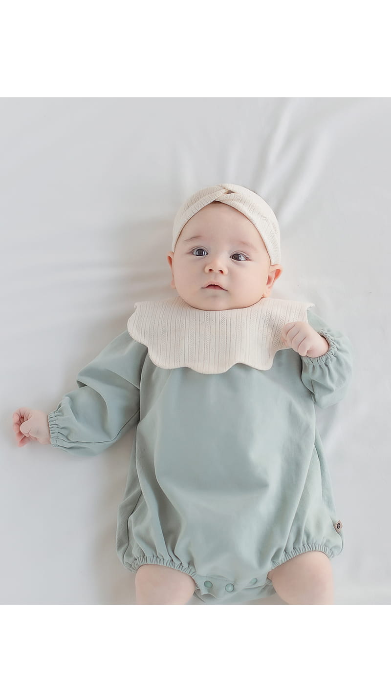 HAPPY PRINCE - Korean Children Fashion - #Kfashion4kids - Doi Reversible Bib Hairband set