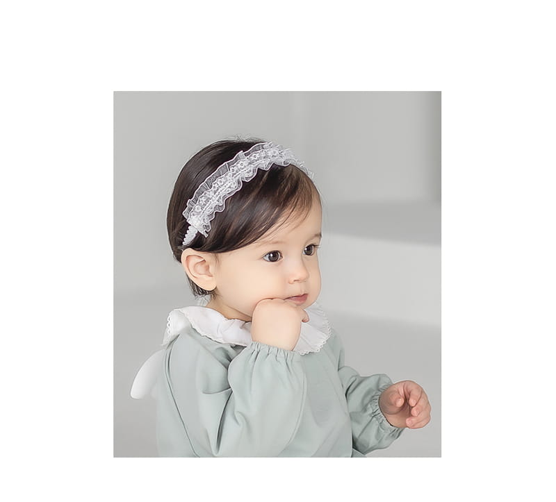 HAPPY PRINCE - Korean Children Fashion - #Kfashion4kids - Keina Lace Hairband [set of 5] - 2
