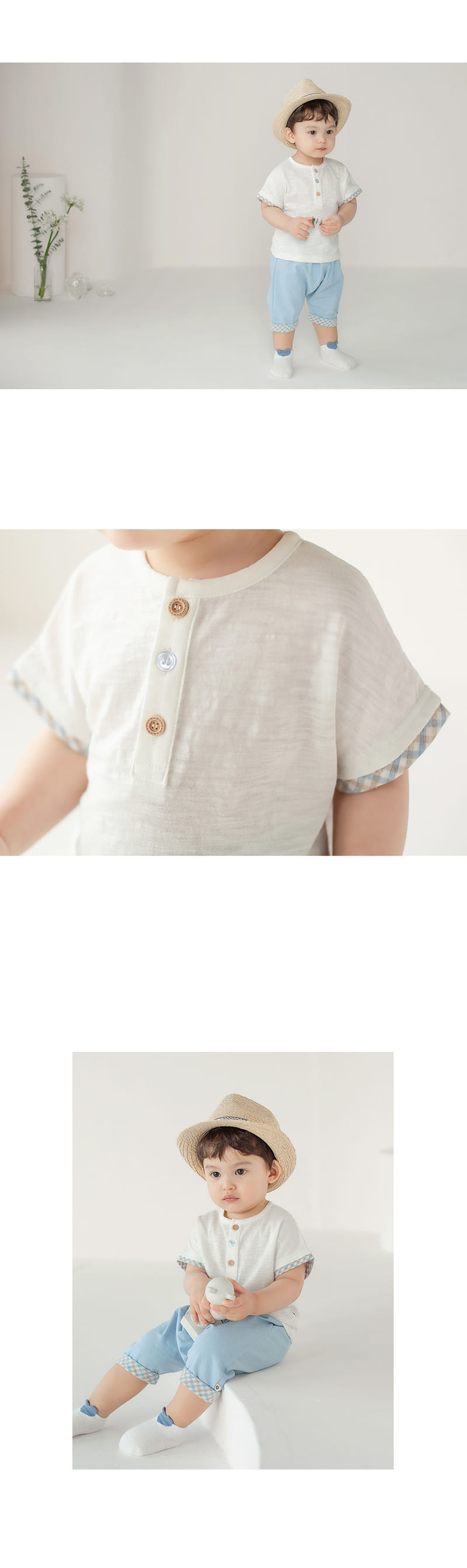 HAPPY PRINCE - Korean Children Fashion - #Kfashion4kids - Hoi Top Bottom Set - 4