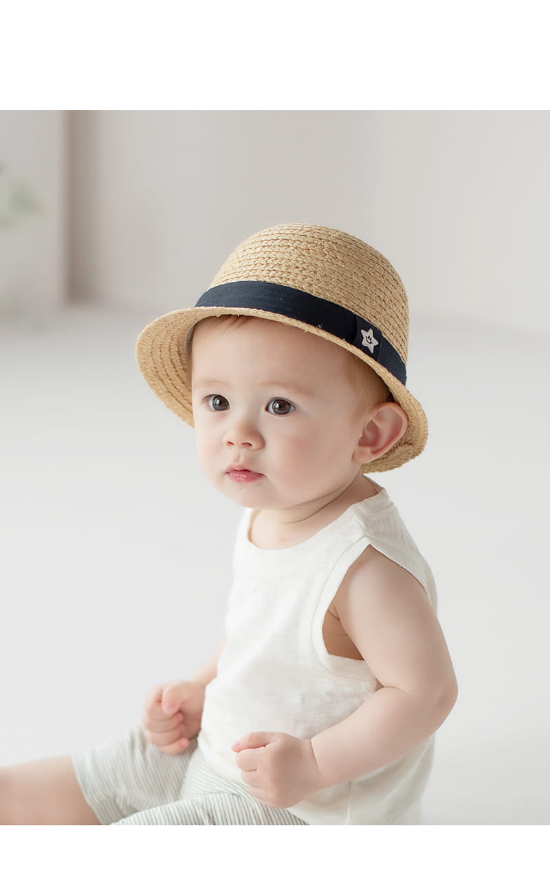 HAPPY PRINCE - Korean Children Fashion - #Kfashion4kids - Monodi Straw Fedora