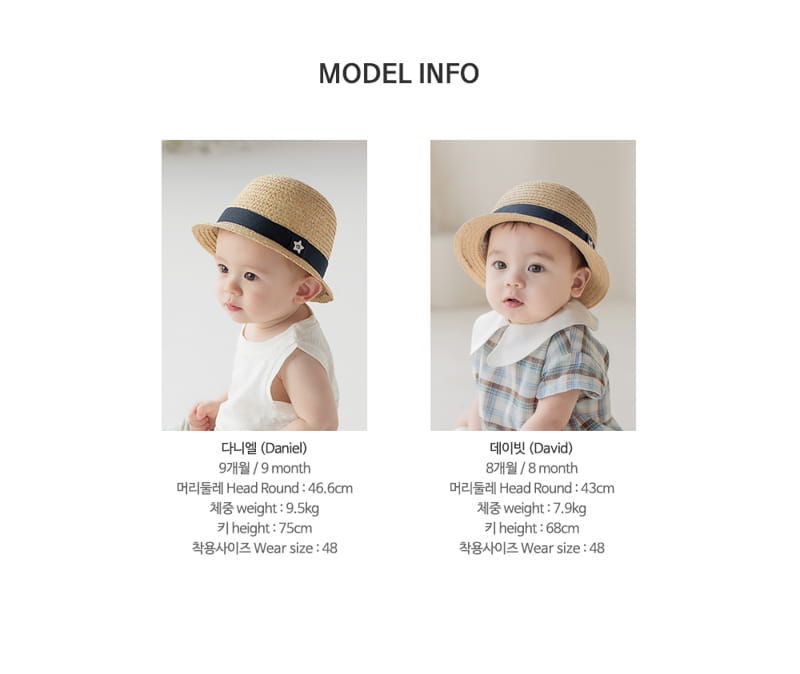 HAPPY PRINCE - Korean Children Fashion - #Kfashion4kids - Monodi Straw Fedora - 10