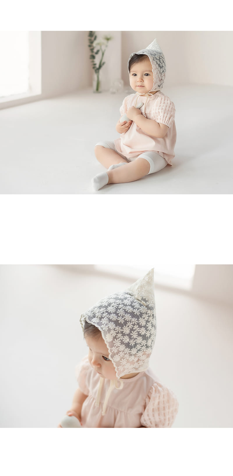 HAPPY PRINCE - Korean Children Fashion - #Kfashion4kids - Alliche Lace Bonnet - 4