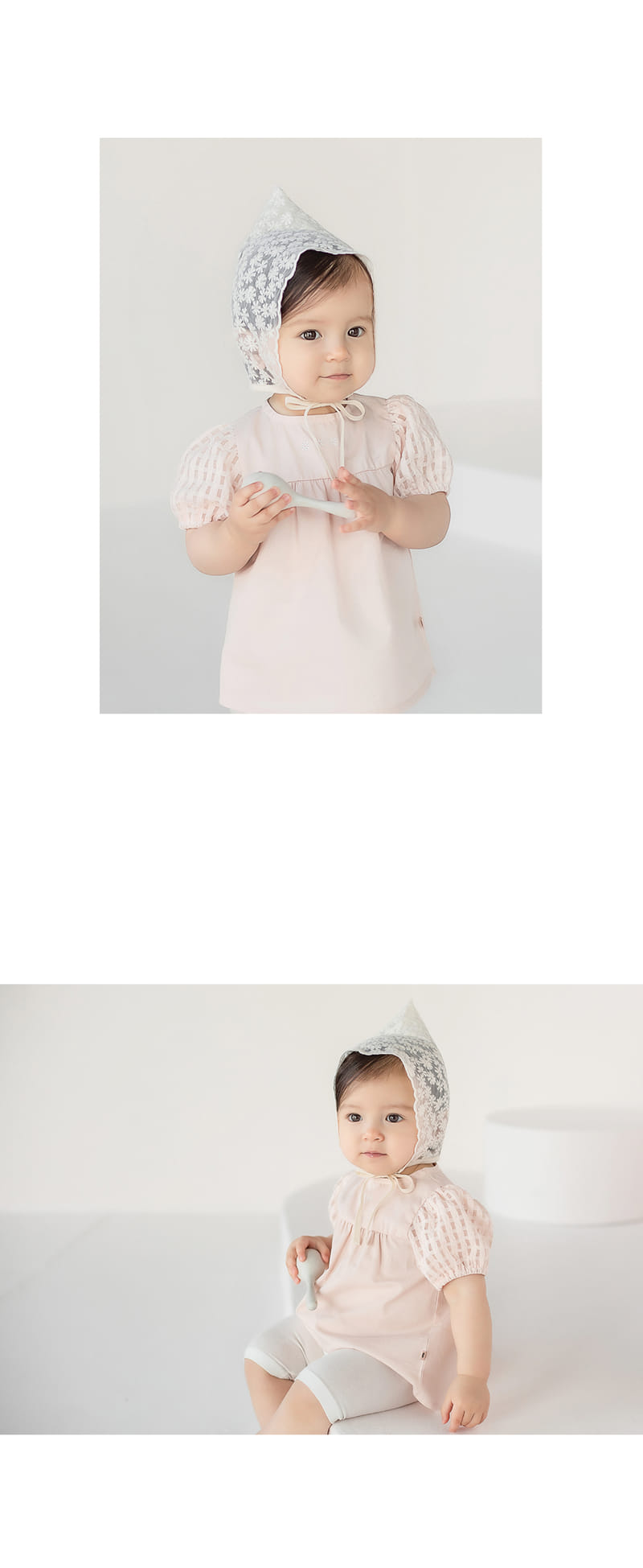 HAPPY PRINCE - Korean Children Fashion - #Kfashion4kids - Alliche Lace Bonnet - 5