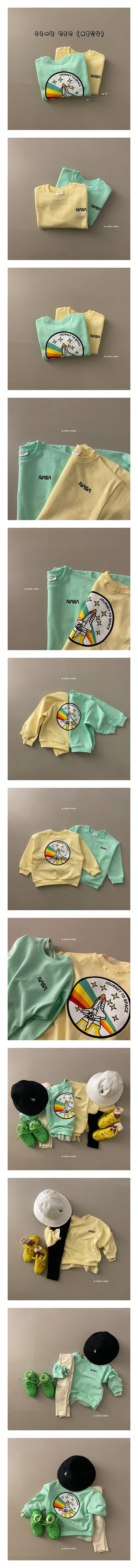 HARO HARO - Korean Children Fashion - #Kfashion4kids - Space Travel Sweatshirt
