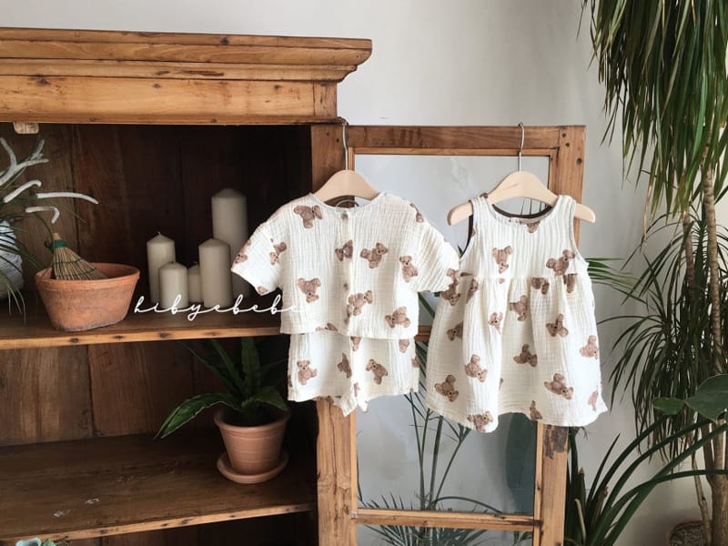 HI BYEBEBE - Korean Children Fashion - #Kfashion4kids - Yoru Bear One-piece - 2