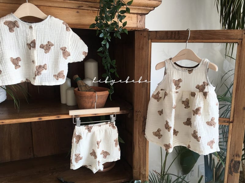 HI BYEBEBE - Korean Children Fashion - #Kfashion4kids - Yoru Bear One-piece - 3