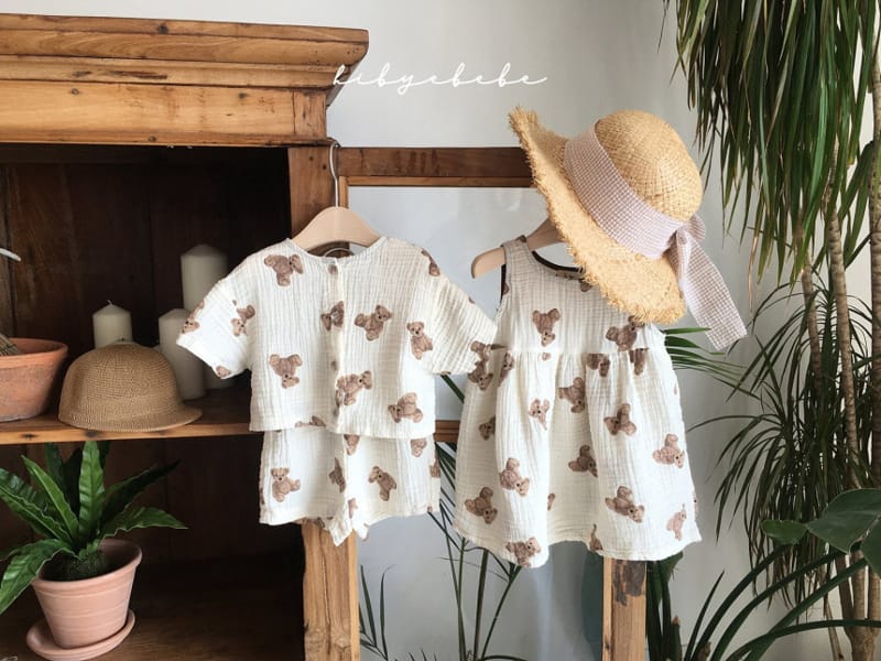 HI BYEBEBE - Korean Children Fashion - #Kfashion4kids - Yoru Bear One-piece - 4