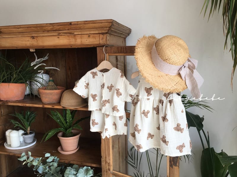 HI BYEBEBE - Korean Children Fashion - #Kfashion4kids - Yoru Bear One-piece - 6