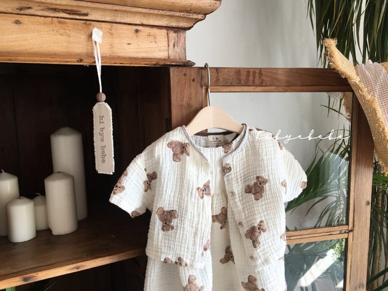 HI BYEBEBE - Korean Children Fashion - #Kfashion4kids - Yoru Bear One-piece - 7