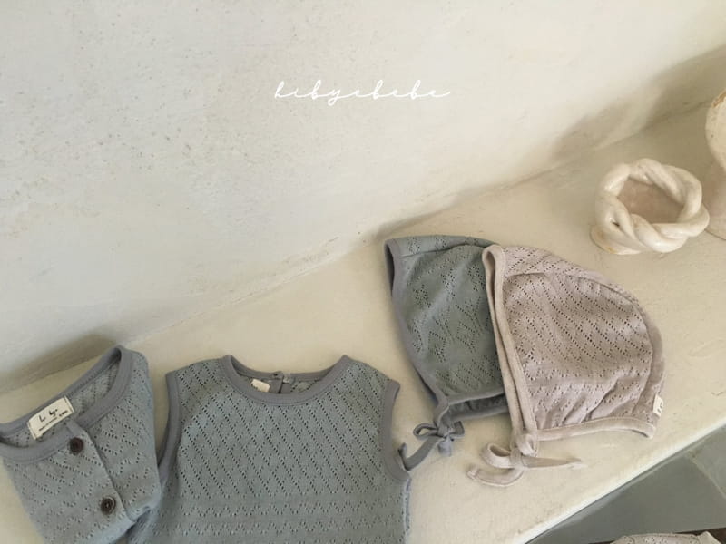 HI BYEBEBE - Korean Children Fashion - #Kfashion4kids - Dia Knit Bodysuit with Bonnet - 4
