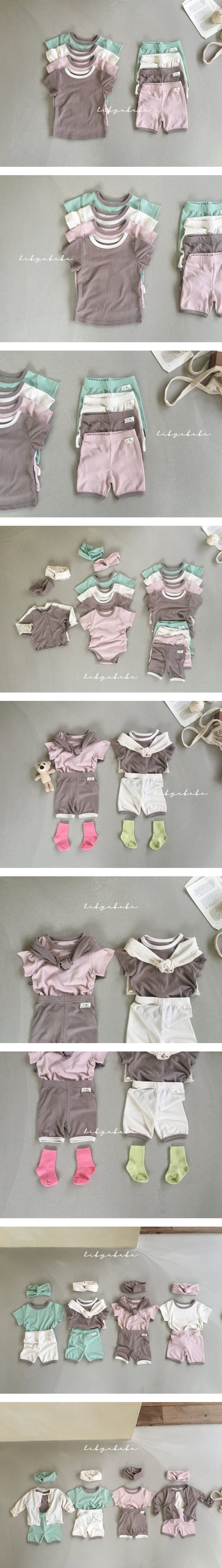 HI BYEBEBE - Korean Children Fashion - #Kfashion4kids - Soft Rip Short Sleeves Easywear