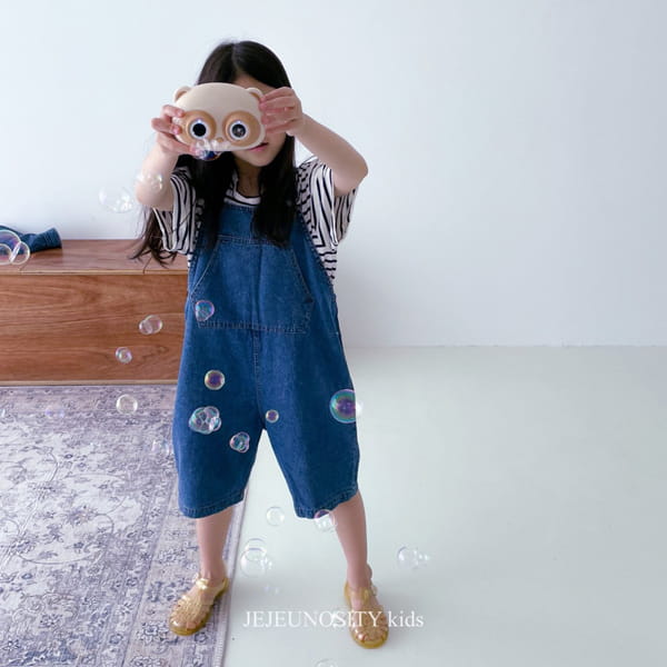 JEJEUNOSITY - Korean Children Fashion - #Kfashion4kids - Billie Denim Dungarees - 5