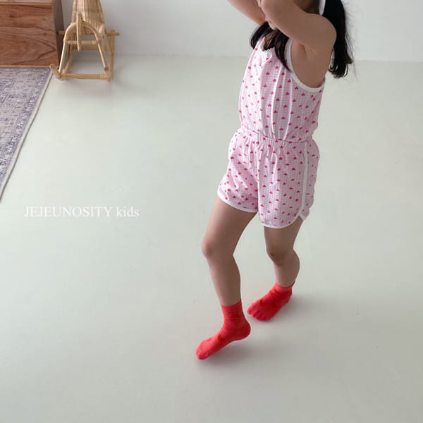 JEJEUNOSITY - Korean Children Fashion - #Kfashion4kids - Vitamin Top Bottom Set - 8