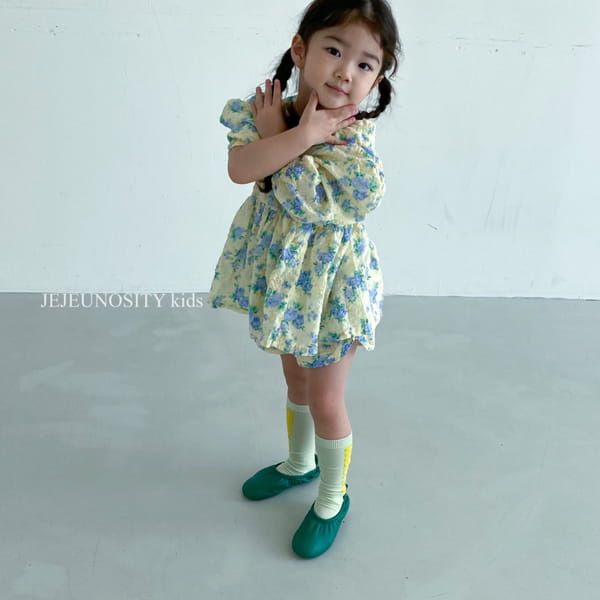 JEJEUNOSITY - Korean Children Fashion - #Kfashion4kids - Rose One-piece Pants Set - 7