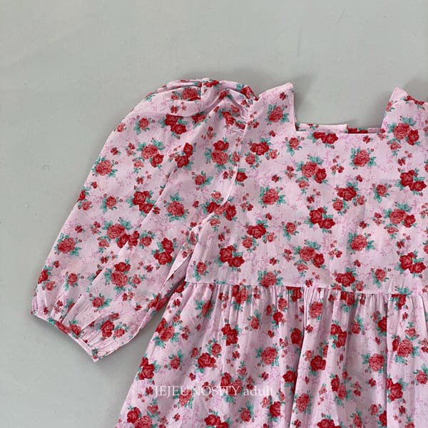 JEJEUNOSITY - Korean Children Fashion - #Kfashion4kids - Mom Rose One-piece Short - 5