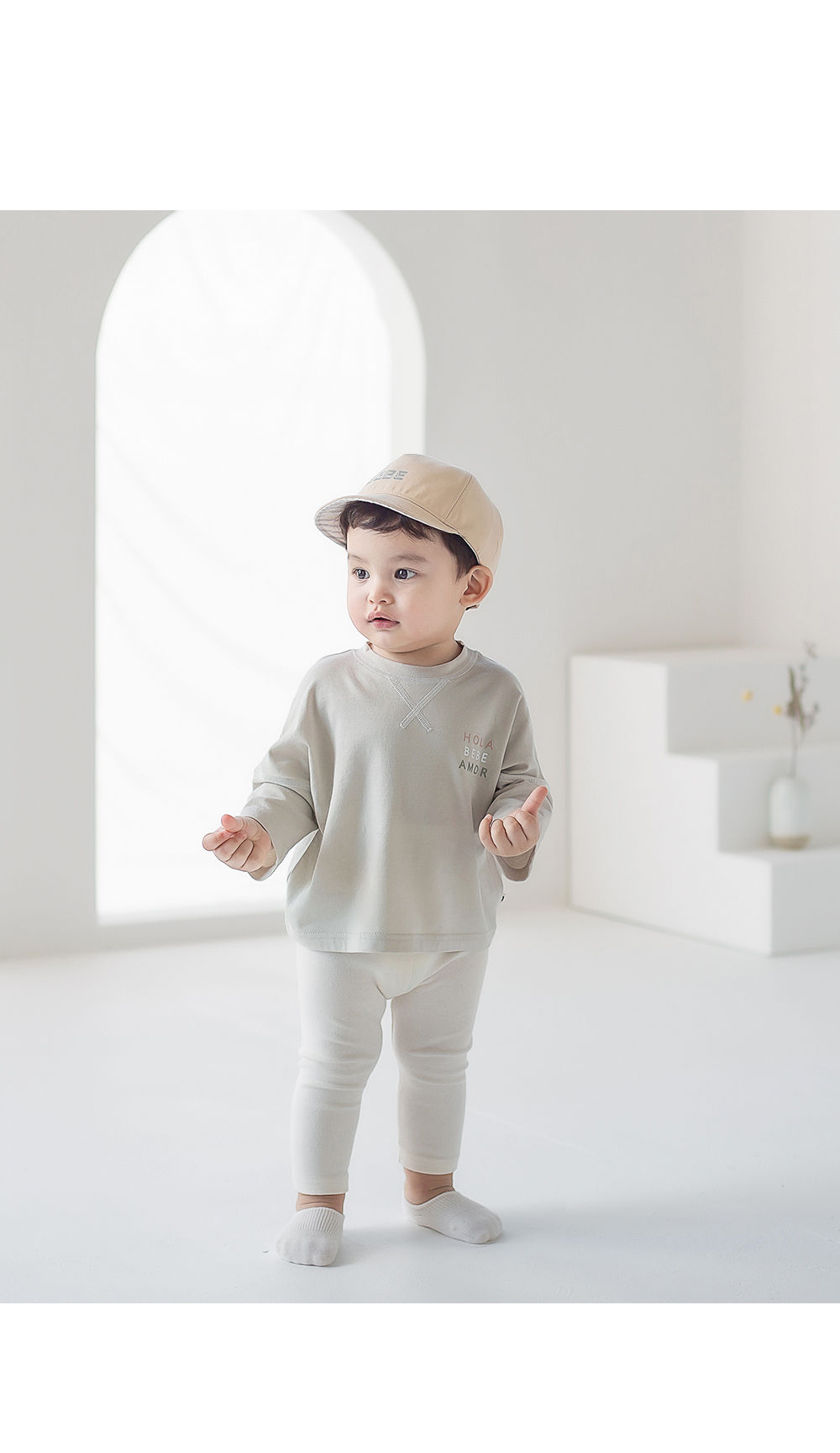 KIDS CLARA - Korean Children Fashion - #Kfashion4kids - Nest Baby Boat Socks 2-in-1 [set of 5] - 2
