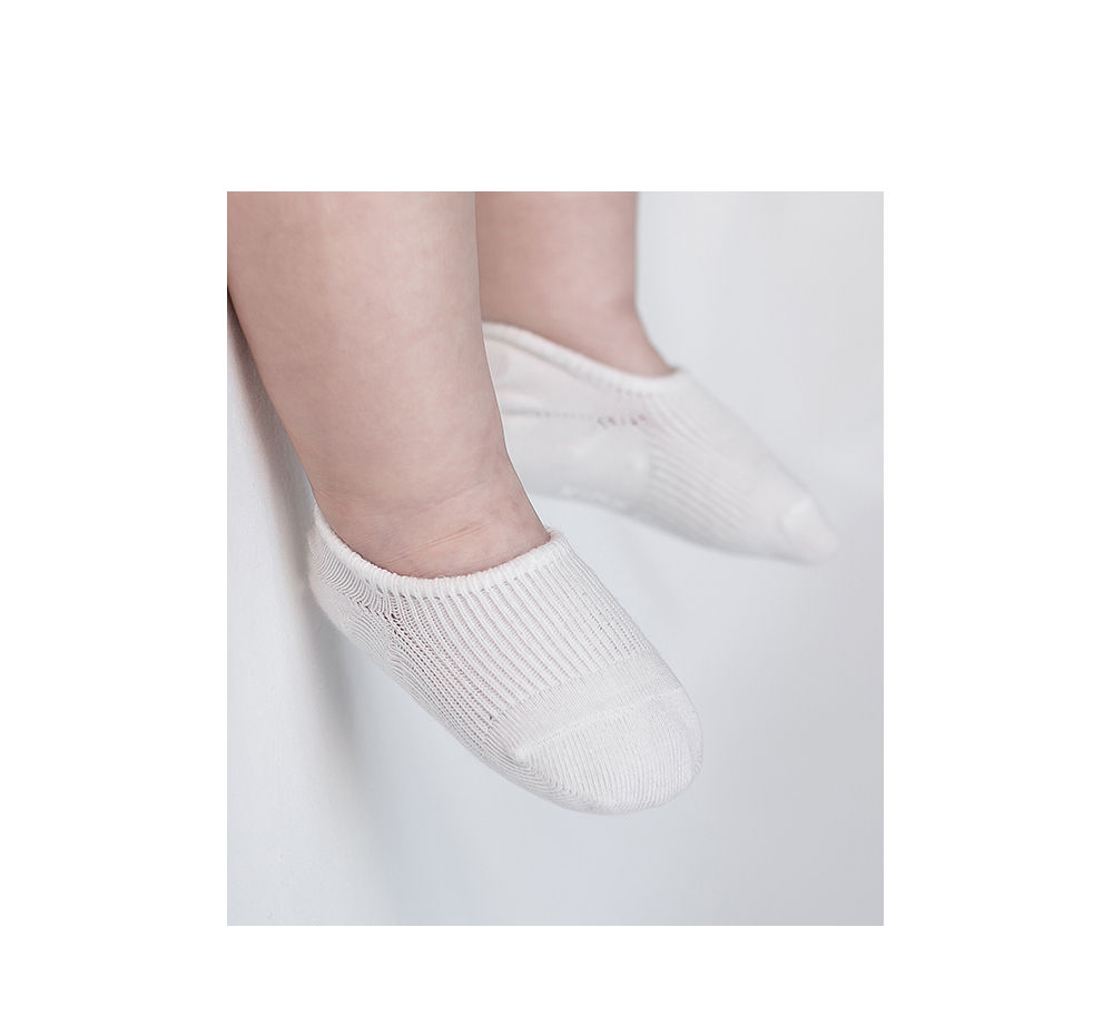 KIDS CLARA - Korean Children Fashion - #Kfashion4kids - Nest Baby Boat Socks 2-in-1 [set of 5] - 3