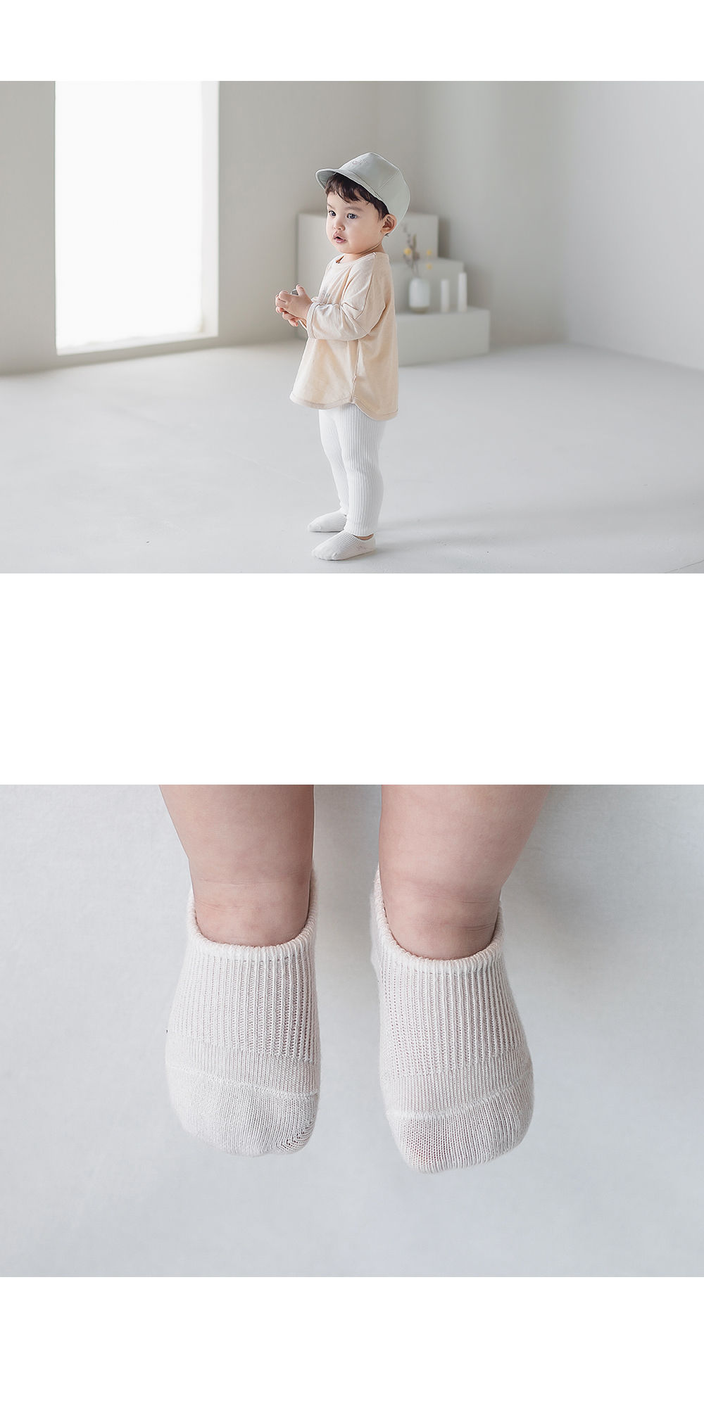 KIDS CLARA - Korean Children Fashion - #Kfashion4kids - Nest Baby Boat Socks 2-in-1 [set of 5] - 5