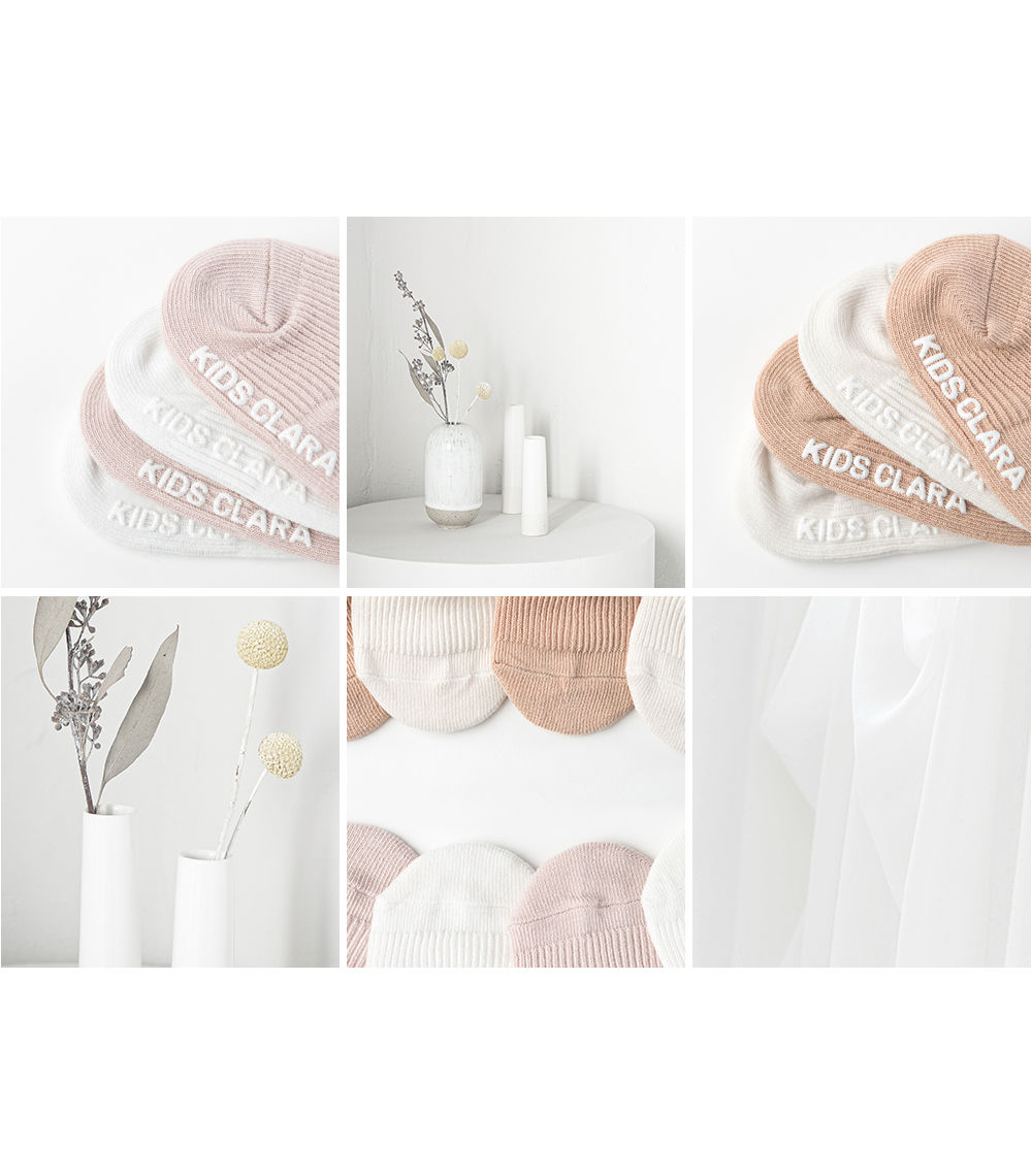KIDS CLARA - Korean Children Fashion - #Kfashion4kids - Nest Baby Boat Socks 2-in-1 [set of 5] - 7