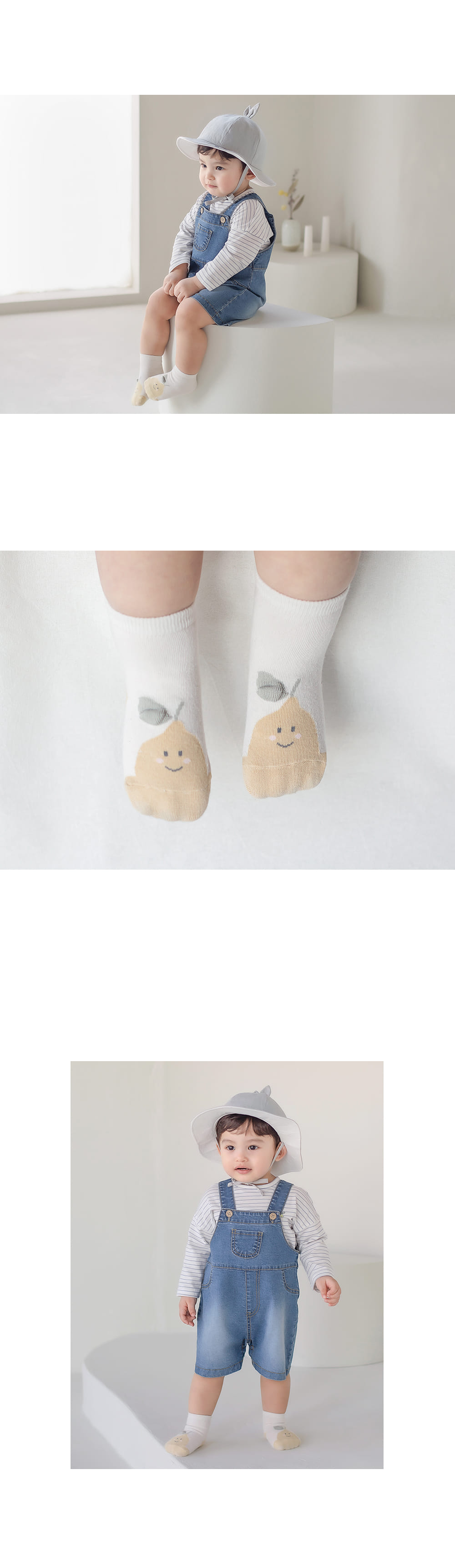 KIDS CLARA - Korean Children Fashion - #Kfashion4kids - Rino Baby Socks [set of 5] - 4