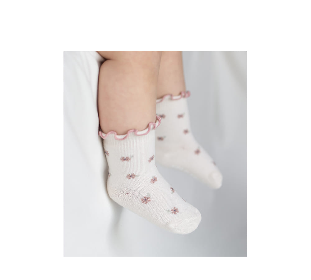 KIDS CLARA - Korean Children Fashion - #Kfashion4kids - Shubi Baby Socks [set of 5] - 2