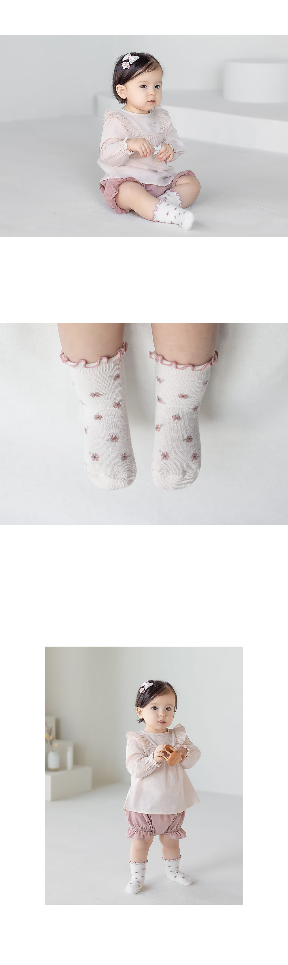 KIDS CLARA - Korean Children Fashion - #Kfashion4kids - Shubi Baby Socks [set of 5] - 4