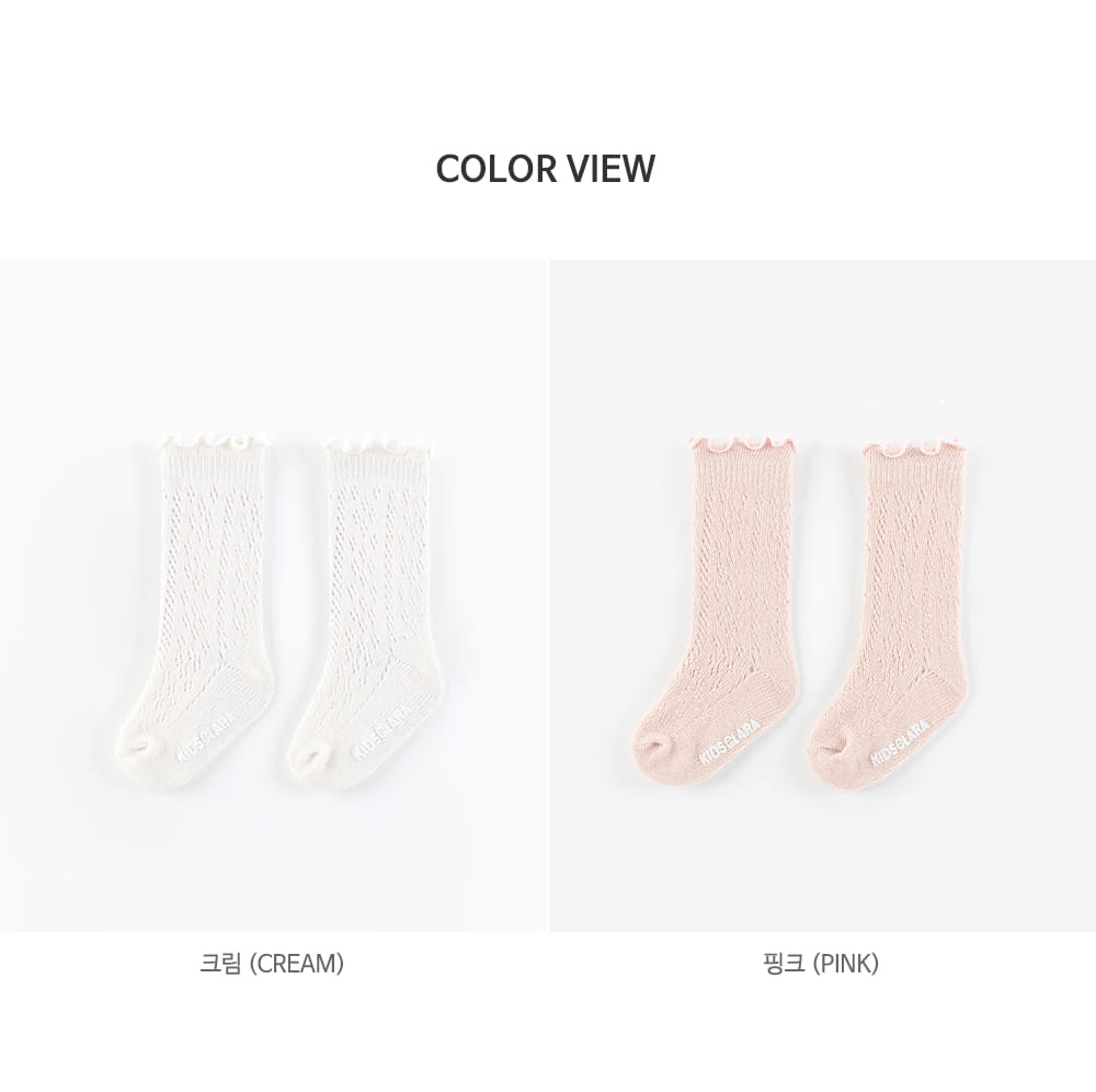 KIDS CLARA - Korean Children Fashion - #Kfashion4kids - Phoebe Baby Knee Socks [set of 5] - 8