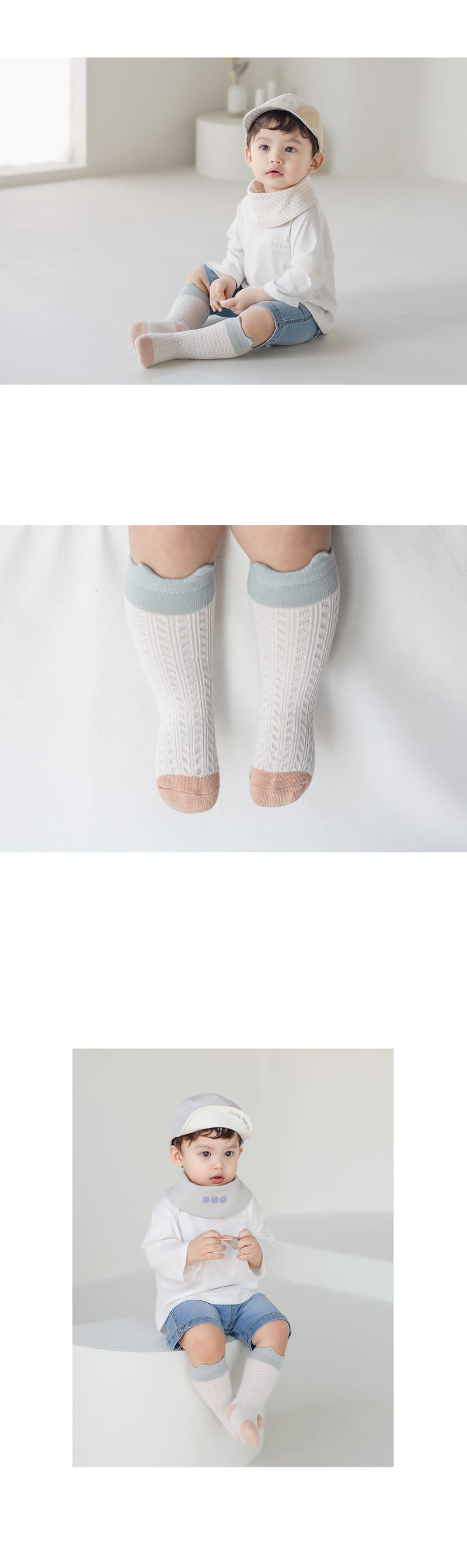 KIDS CLARA - Korean Children Fashion - #Kfashion4kids - Cielo Knww Socks [set of 5] - 4
