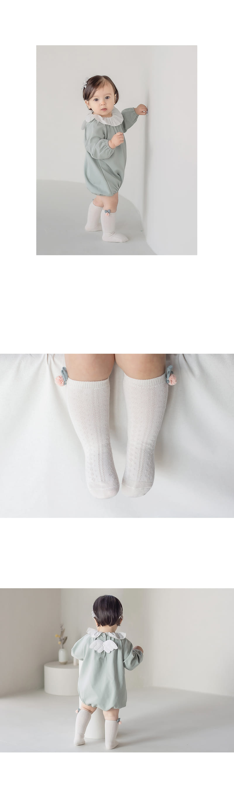 KIDS CLARA - Korean Children Fashion - #Kfashion4kids - Senna Knee Socks [set of 5] - 6