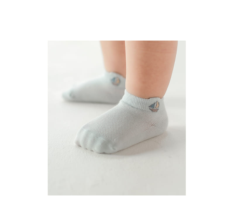 KIDS CLARA - Korean Children Fashion - #Kfashion4kids - Lato Summer Socks [set of 5] - 2
