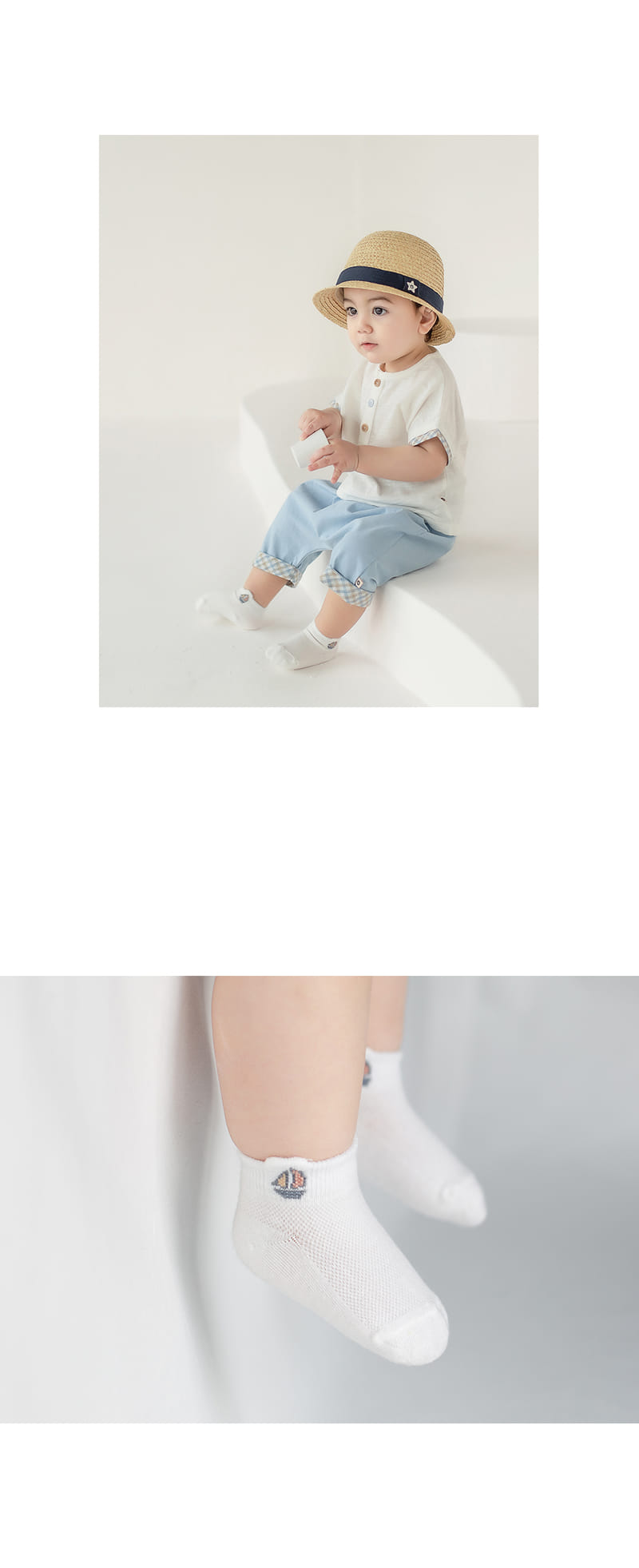 KIDS CLARA - Korean Children Fashion - #Kfashion4kids - Lato Summer Socks [set of 5] - 6