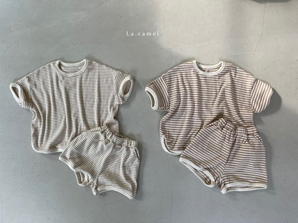 LA CAMEL - Korean Children Fashion - #Kfashion4kids - Maroo Top Bottom Set - 2