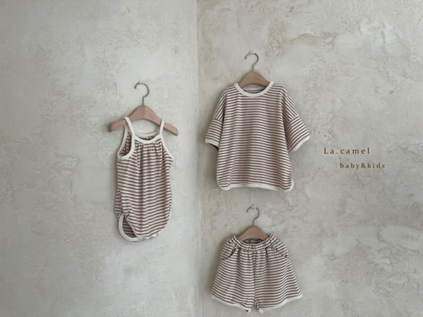 LA CAMEL - Korean Children Fashion - #Kfashion4kids - Maroo Top Bottom Set - 8