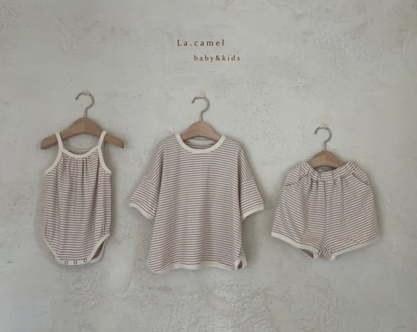 LA CAMEL - Korean Children Fashion - #Kfashion4kids - Maroo Top Bottom Set - 9