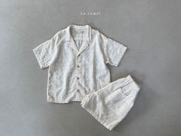 LA CAMEL - Korean Children Fashion - #Kfashion4kids - Rich Top Bottom Set - 3