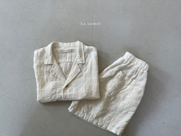 LA CAMEL - Korean Children Fashion - #Kfashion4kids - Rich Top Bottom Set - 6
