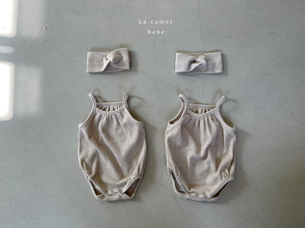 LA CAMEL - Korean Children Fashion - #Kfashion4kids - Pang Pang Sleeveless Bodysuit - 6