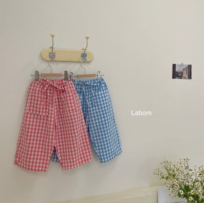 LABOM - Korean Children Fashion - #Kfashion4kids - Ggomo Check Pants - 10