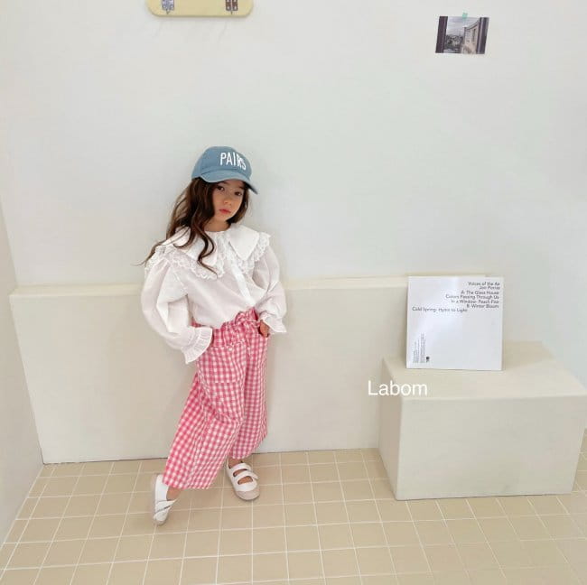 LABOM - Korean Children Fashion - #Kfashion4kids - Ggomo Check Pants - 2