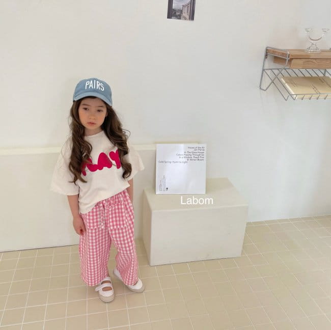 LABOM - Korean Children Fashion - #Kfashion4kids - Ggomo Check Pants - 3