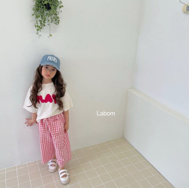 LABOM - Korean Children Fashion - #Kfashion4kids - Ggomo Check Pants - 4