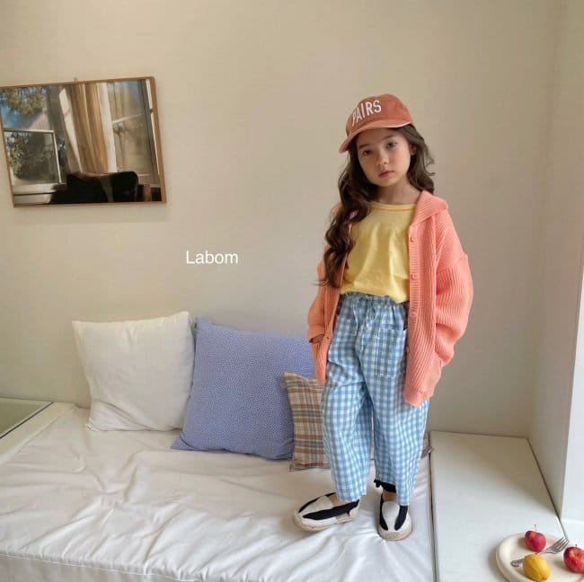 LABOM - Korean Children Fashion - #Kfashion4kids - Ggomo Check Pants - 6