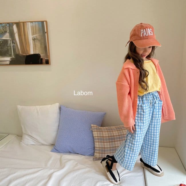 LABOM - Korean Children Fashion - #Kfashion4kids - Ggomo Check Pants - 7