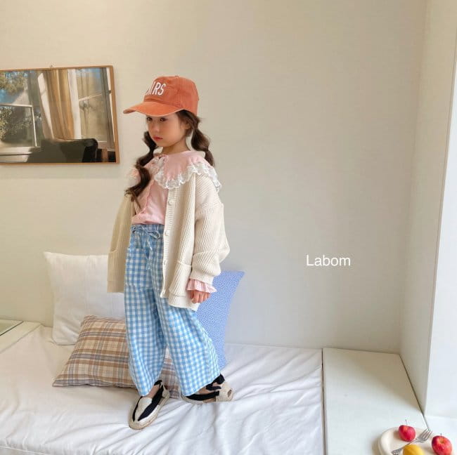 LABOM - Korean Children Fashion - #Kfashion4kids - Ggomo Check Pants - 9