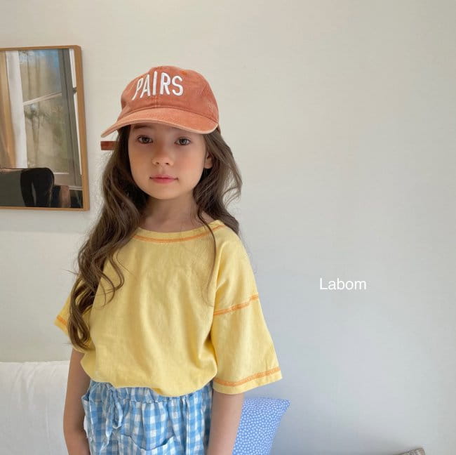 LABOM - Korean Children Fashion - #Kfashion4kids - Jelly Cover Stitch Tee