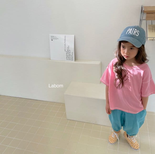 LABOM - Korean Children Fashion - #Kfashion4kids - Jelly Cover Stitch Tee - 6